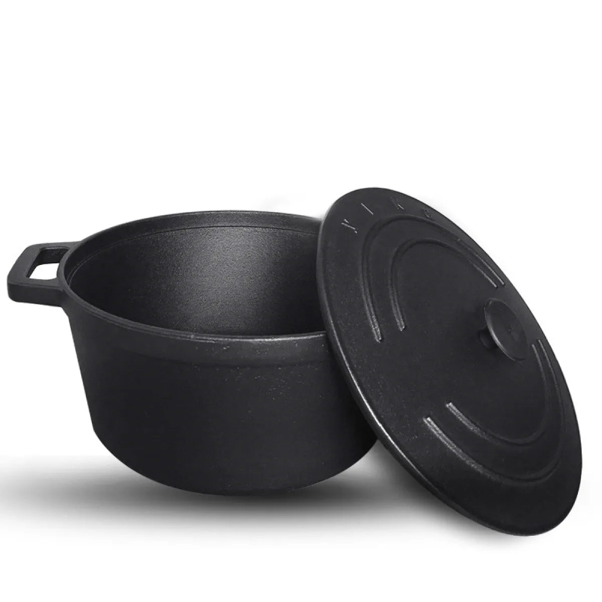 Traditional 30CM Cast Iron Binaural Stew Pot